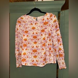 Universal Thread floral block print blouse XS